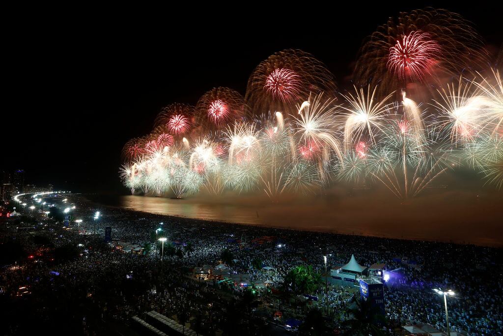 Río de Janeiro festeja la llegada del nuevo año en enero de 2020