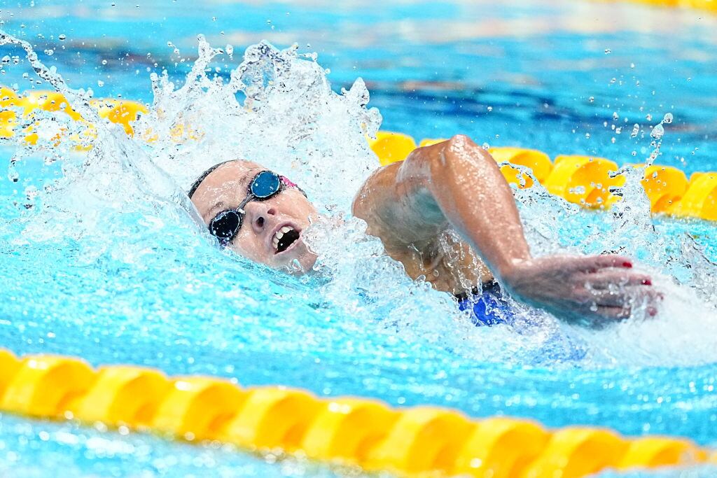Kristel Köbrich lidera la nómina de la natación chilena para competir en Santiago 2023