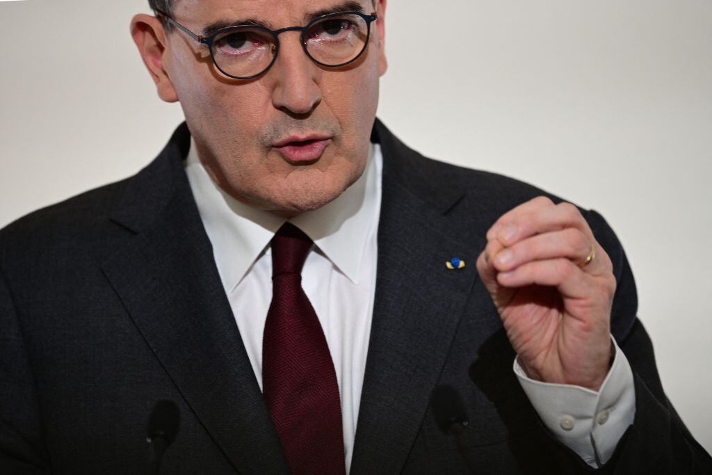 Jean Castex en una conferencia de prensa