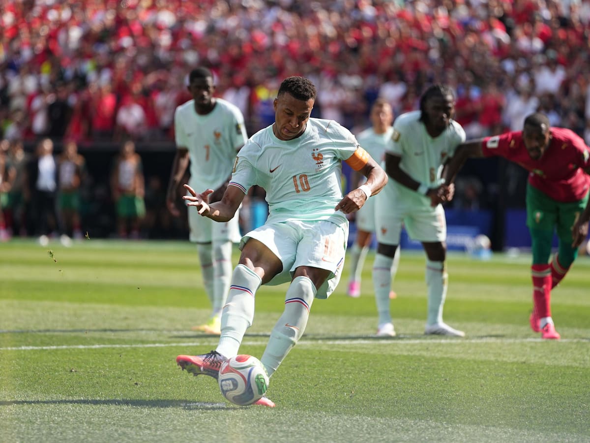 El deficiente penal de Mbappé ante Marruecos en el inicio de los cuartos de final del Mundial 2026