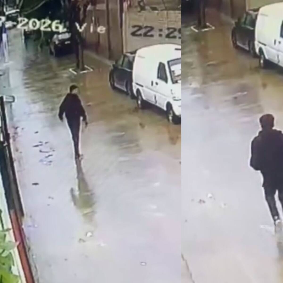 El registro clave de la fuga: video muestra huída de sujeto que baleó a dos carabineros en Lo Espejo