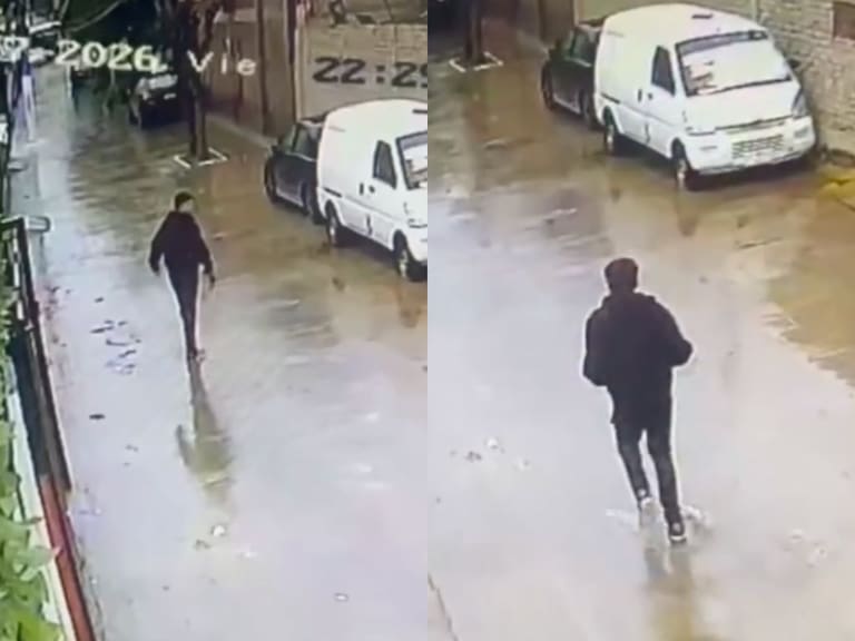 El registro clave de la fuga: video muestra huída de sujeto que baleó a dos carabineros