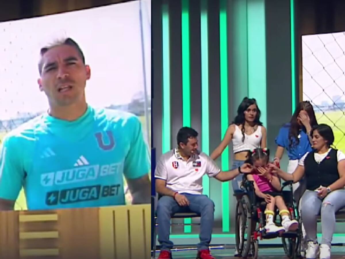 Jugadores de la U sorprenden a paciente de la Teletón con emocionante invitación: “Necesitamos de tu garra, de tu pasión”