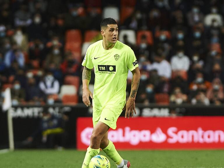 Enzo Roco regresó a la formación titular con el Elche