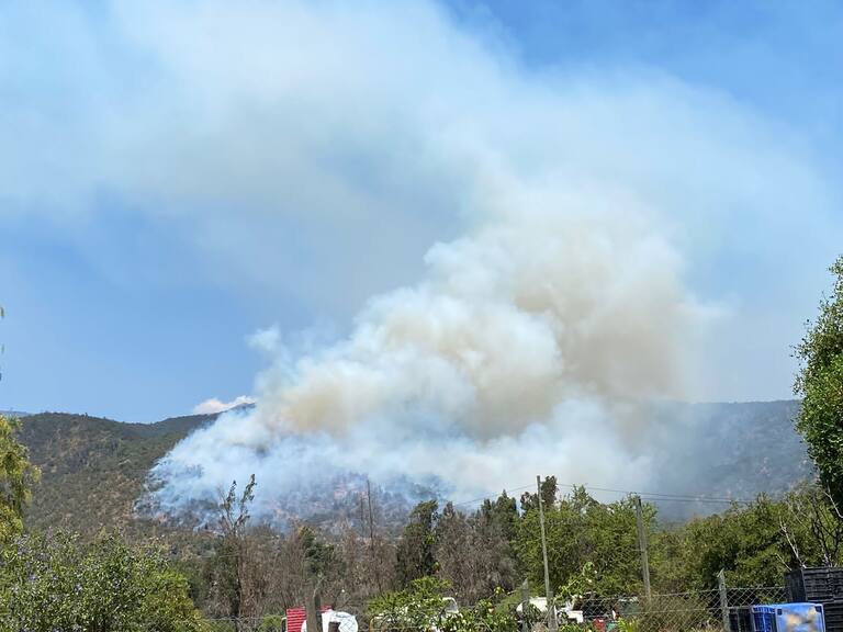 Nuevos incendios forestales afectan a Limache y Villa Alemana