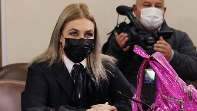 14 DE JUNIO DE 2022/VALPARAISOLa diputada Pamela Jiles, durante la Comisión de Constitución de la Cámara de Diputados, que revisa el proyecto que modifica el Reglamento de la corporación para establecer un nuevo reglamento para el control del consumo de drogas, aplicable a los diputados y las diputadas en ejercicio.
FOTO: LEONARDO RUBILAR CHANDIA/AGENCIAUNO
