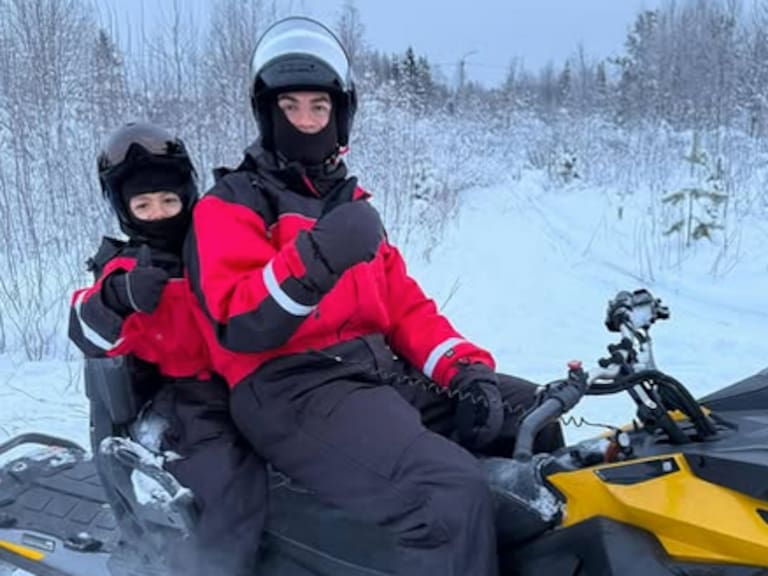 La Navidad soñada de Cristiano Ronaldo: realizó un viaje familiar al Polo Norte