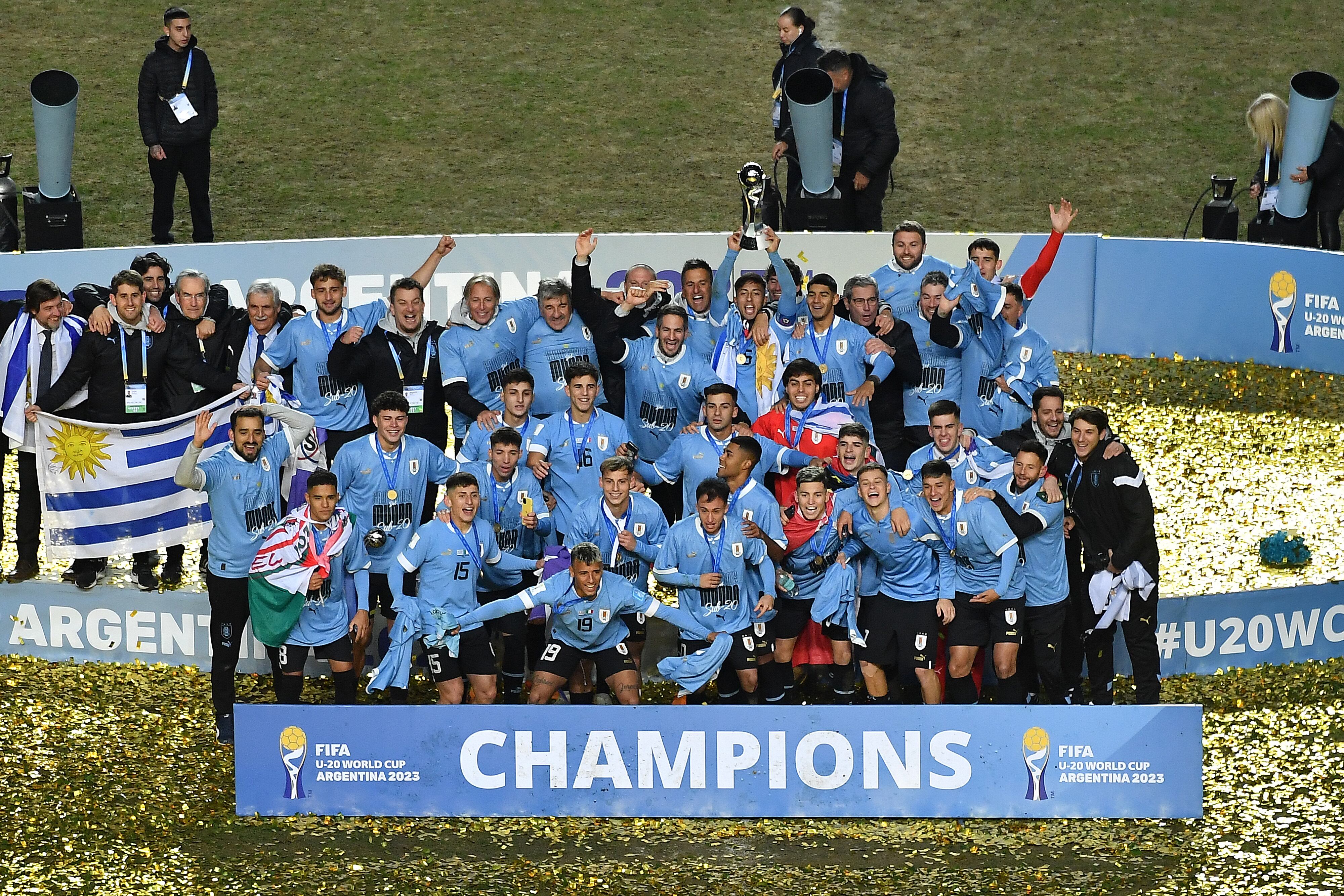 Uruguay, el último campeón del Mundial Sub 20