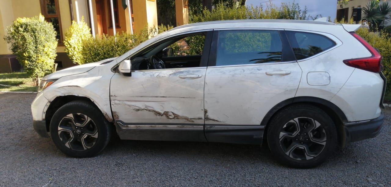 El vehículo que fue encontrado durante esta jornada. Foto: ADN.CL
