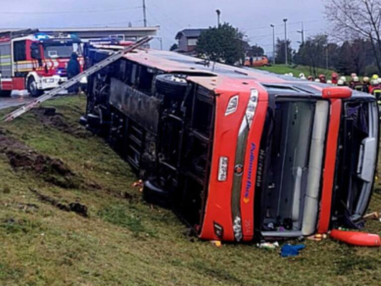 Volcamiento Bus Puerto Montt