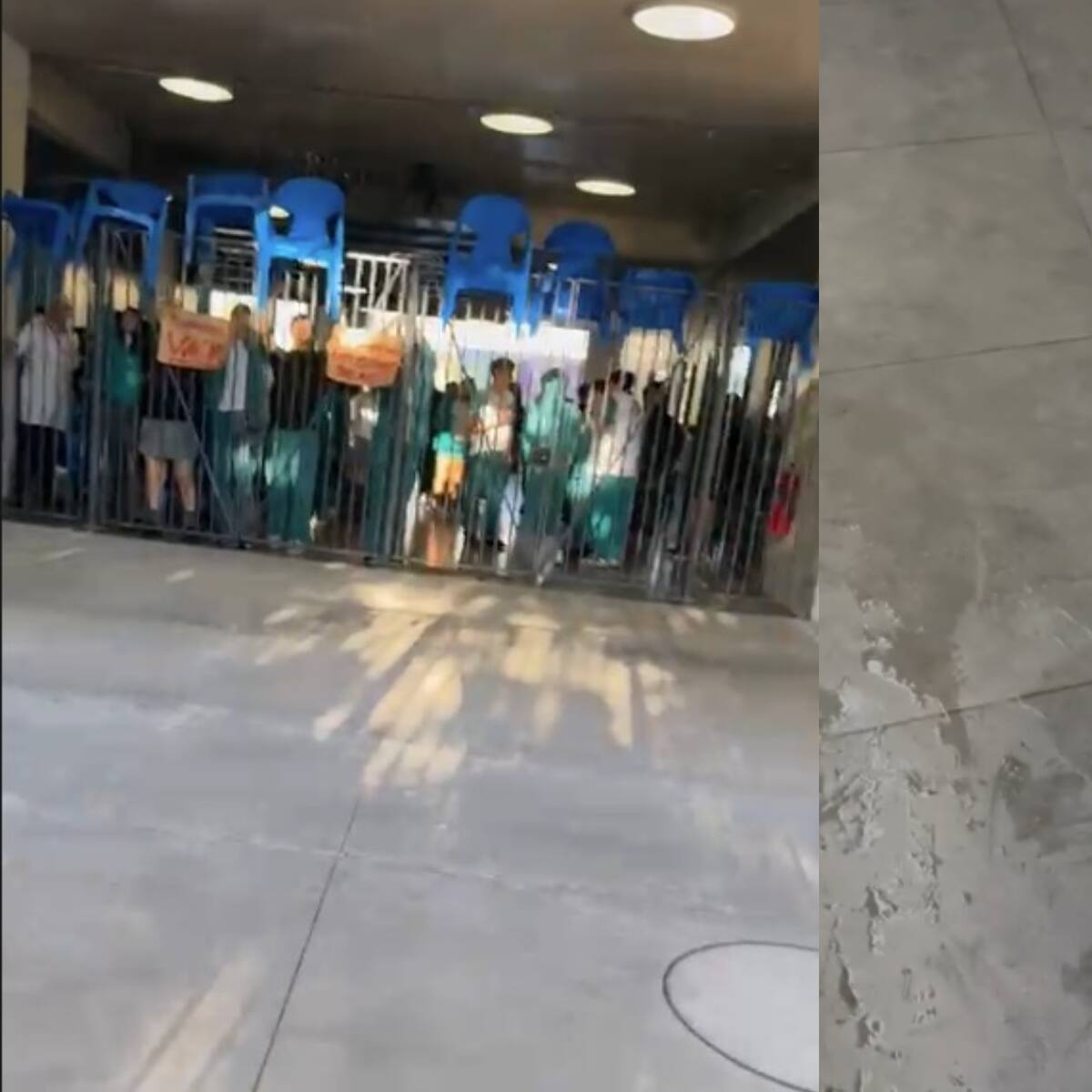 Estudiantes protestan en Colegio Pedro de Valdivia de Providencia: denuncian fallas en baños, salas y otras zonas