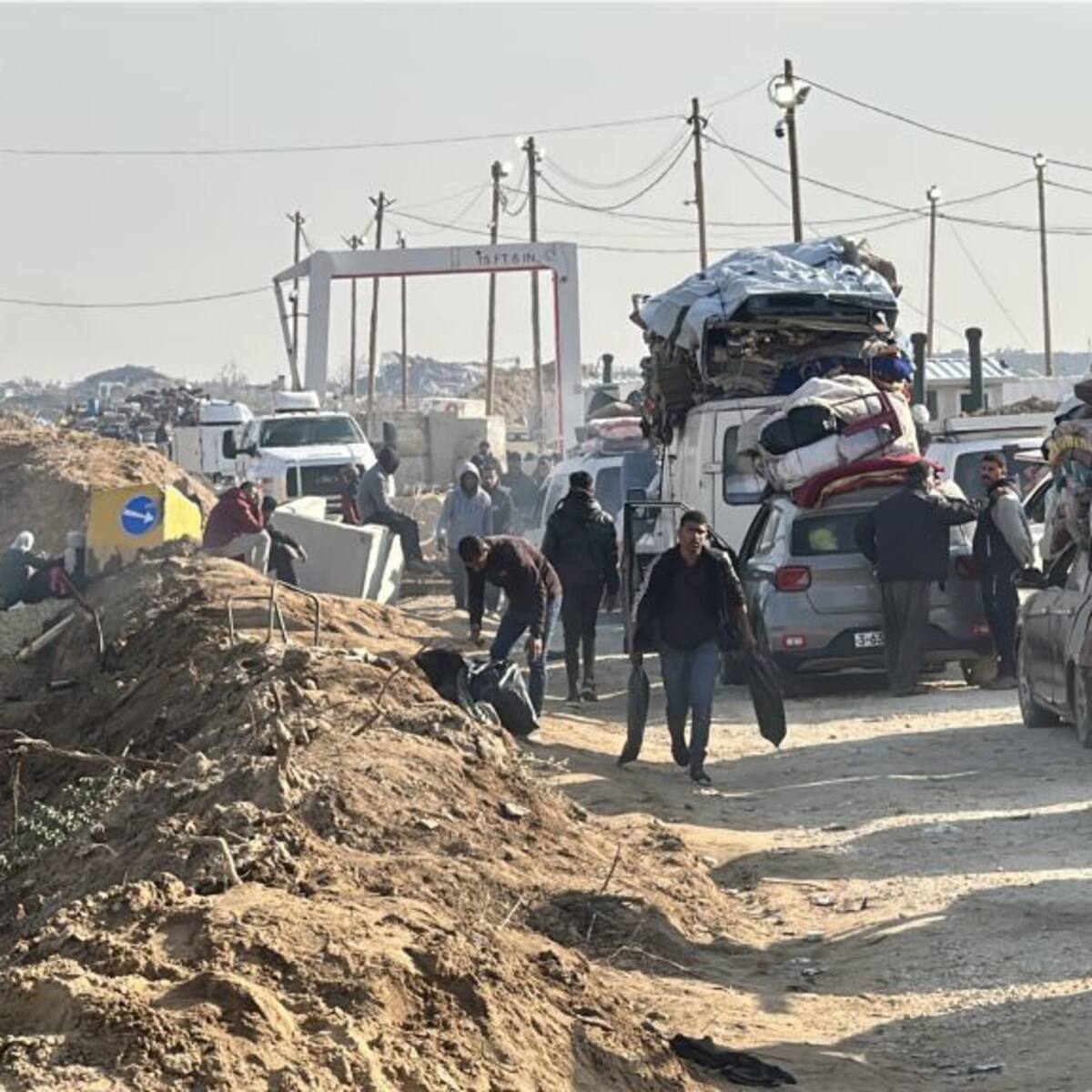 Cifran en más de 300.000 los palestinos que han regresado al norte de Gaza