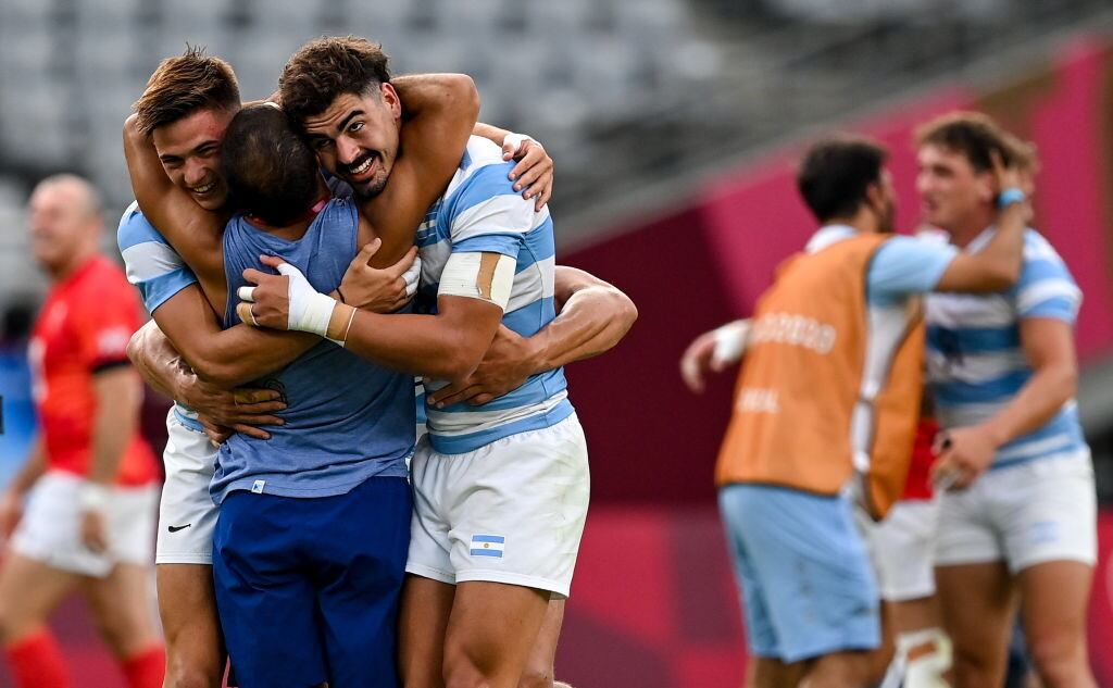 Marcos Moneta y Lucio Cinti festejan el bronce para Argentina