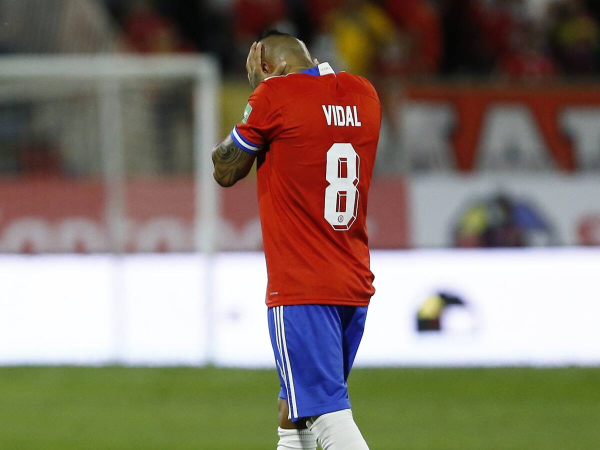 Chile nunca ganó cuando Arturo Vidal estuvo ausente en las Clasificatorias a Qatar 2022