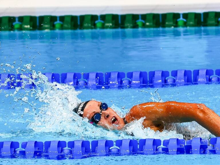 Kristel Köbrich es décima en el Mundial de Natación y quedó a segundos de clasificar a París 2024