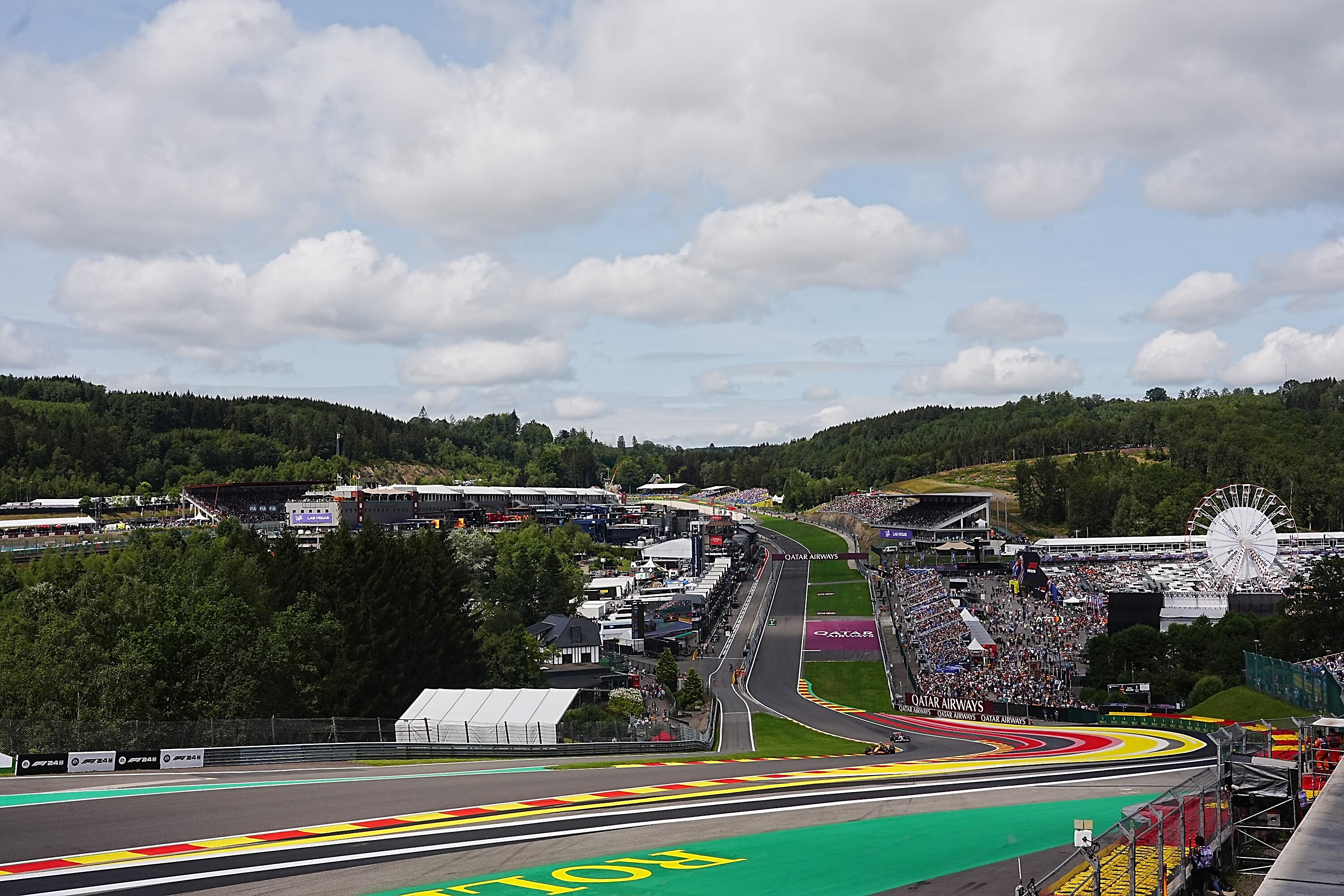 Spa-Francorchamps recibe la segunda ronda de carreras de la Fórmula 1 en su temporada 2025