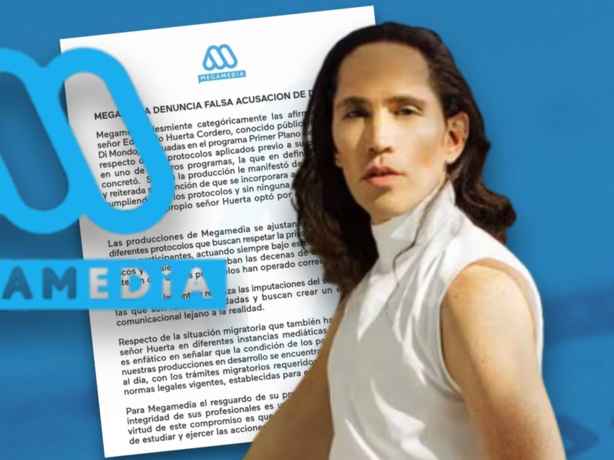 Mega desmiente a Di Mondo y evalúa acciones legales tras acusaciones por VIH: “Imputaciones falsas e infundadas”