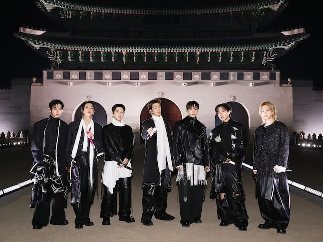 (L to R) V, JIN, SUGA, RM, JUNG KOOK, J-HOPE, JIMIN at BTS The Comeback Live | Arirang at Gwanghwamun Square on March 21st in Seoul, Korea / BIGHIT MUSIC AND NETFLIX © 2026