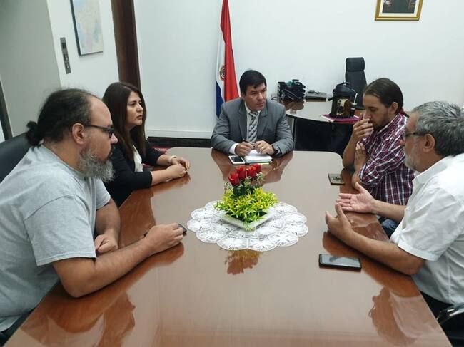 Sindicato de Periodistas del Paraguay se reunió con las autoridades del ministerio del interior