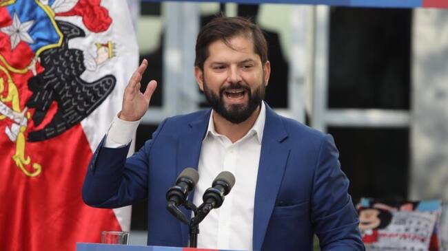Presidente Boric en El País
