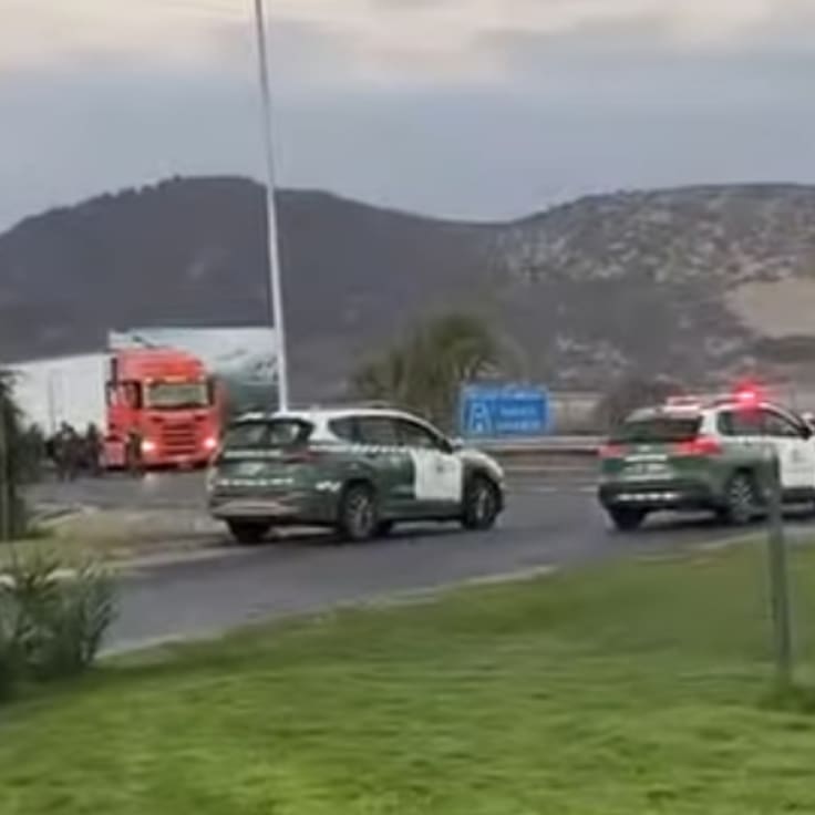 Detienen a cinco sujetos por robo de camión con 23 toneladas de pescado en la Ruta 5 Sur: habían secuestrado al conductor