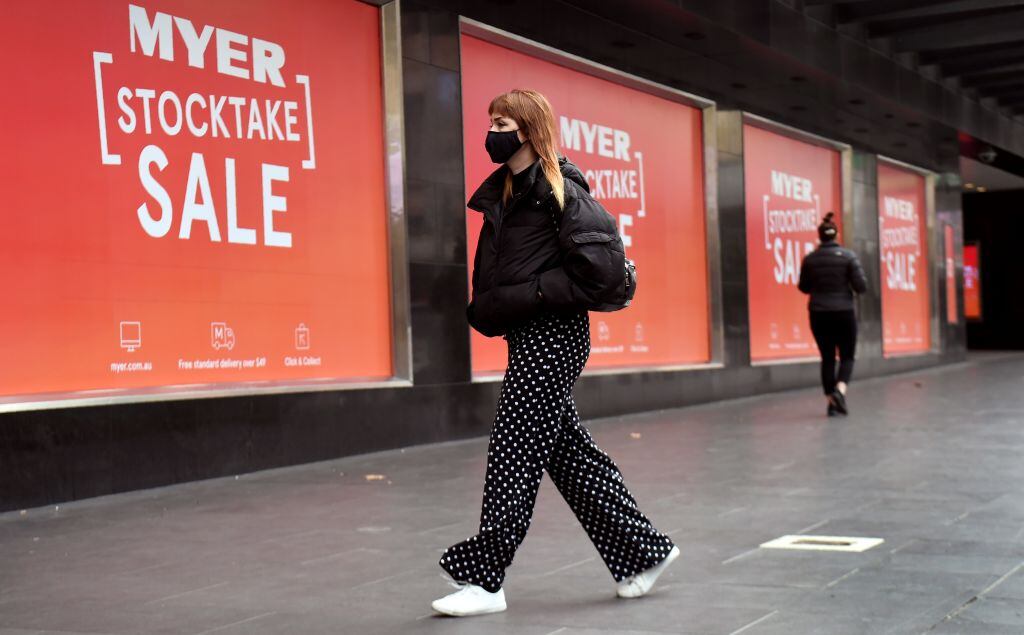 Una tienda ofrece grandes rebajas en Melbourne