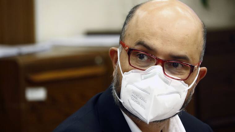 01 DE ABRIL DE 2021/VALPARAISOEl diputado Marcos Ilabaca, durante la comision de Constitucion de la Camara de Diputados, citada para discutir el proyecto que permite un tercer retiro de fondos previsionales, en el marco de la crisis economia causada por el Coronavirus.
FOTO: LEONARDO RUBILAR CHANDIA/AGENCIAUNO