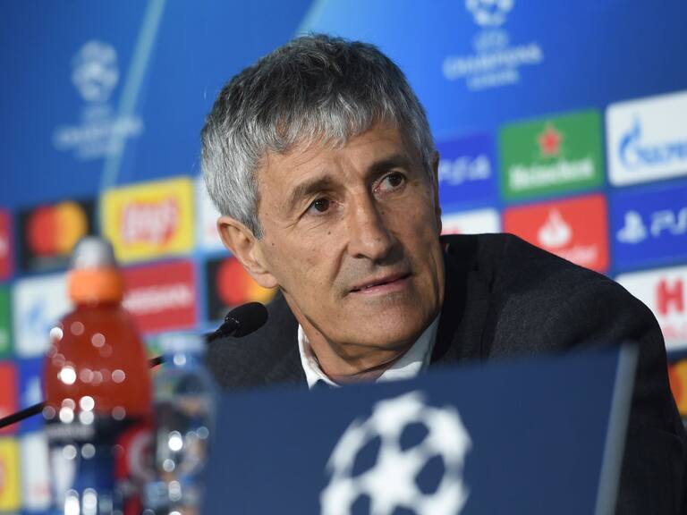 Quique Setién: «Como dice Arturo Vidal, nosotros también tenemos muchas cosas que decir»