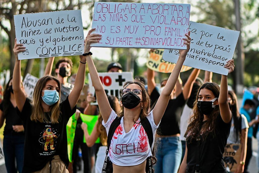 Protestas en contra de los abusos a menores de edad en Panamá