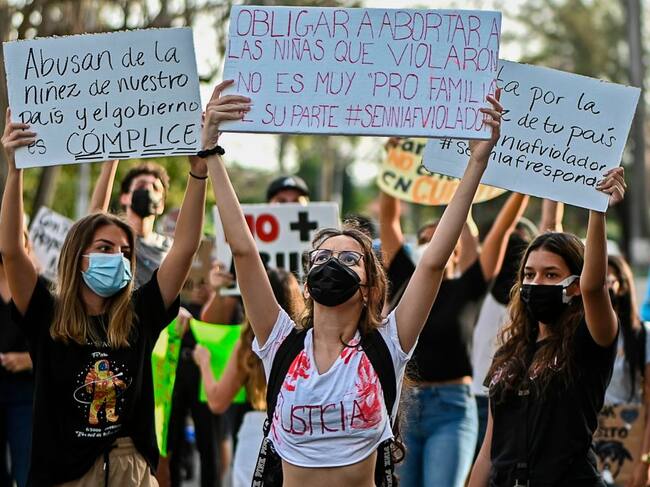 Protestas en contra de los abusos a menores de edad en Panamá
