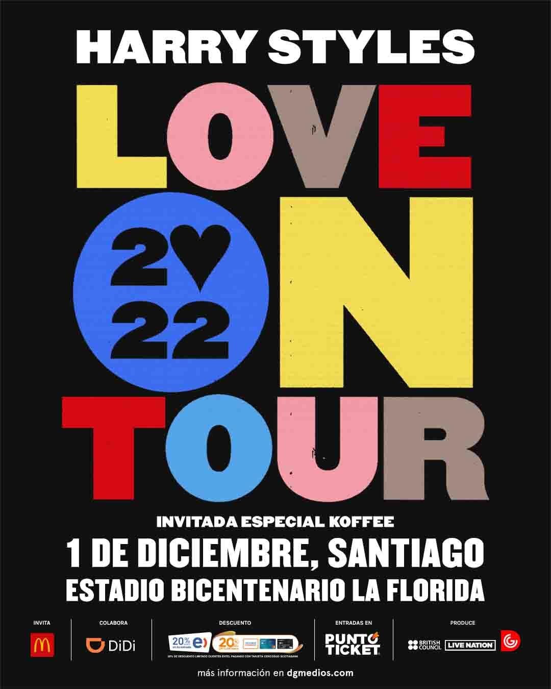 Harry Styles confirmó concierto en Chile: Revisa aquí todos los detalles