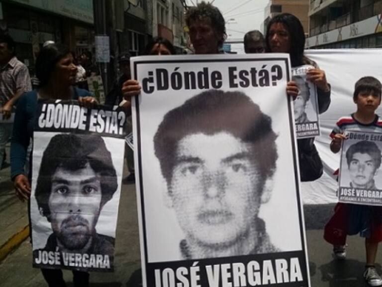 CIDH acogió a trámite el proceso por desaparición forzada de José Vergara Espinoza