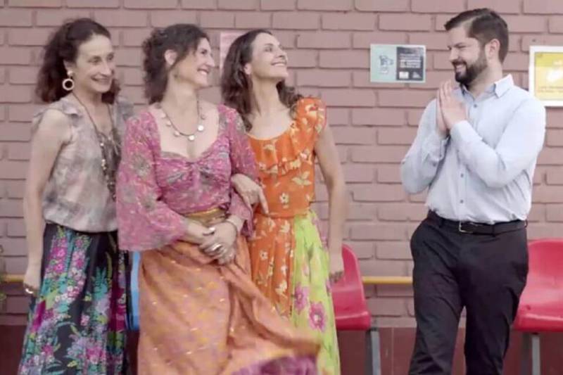 Cedida al LUN | Romané: María Salomé, María Magdalena y María Jacobé se unen a franja de Gabriel Boric