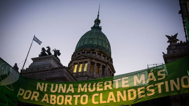 Manifestaciones ante el Congreso de Argentina