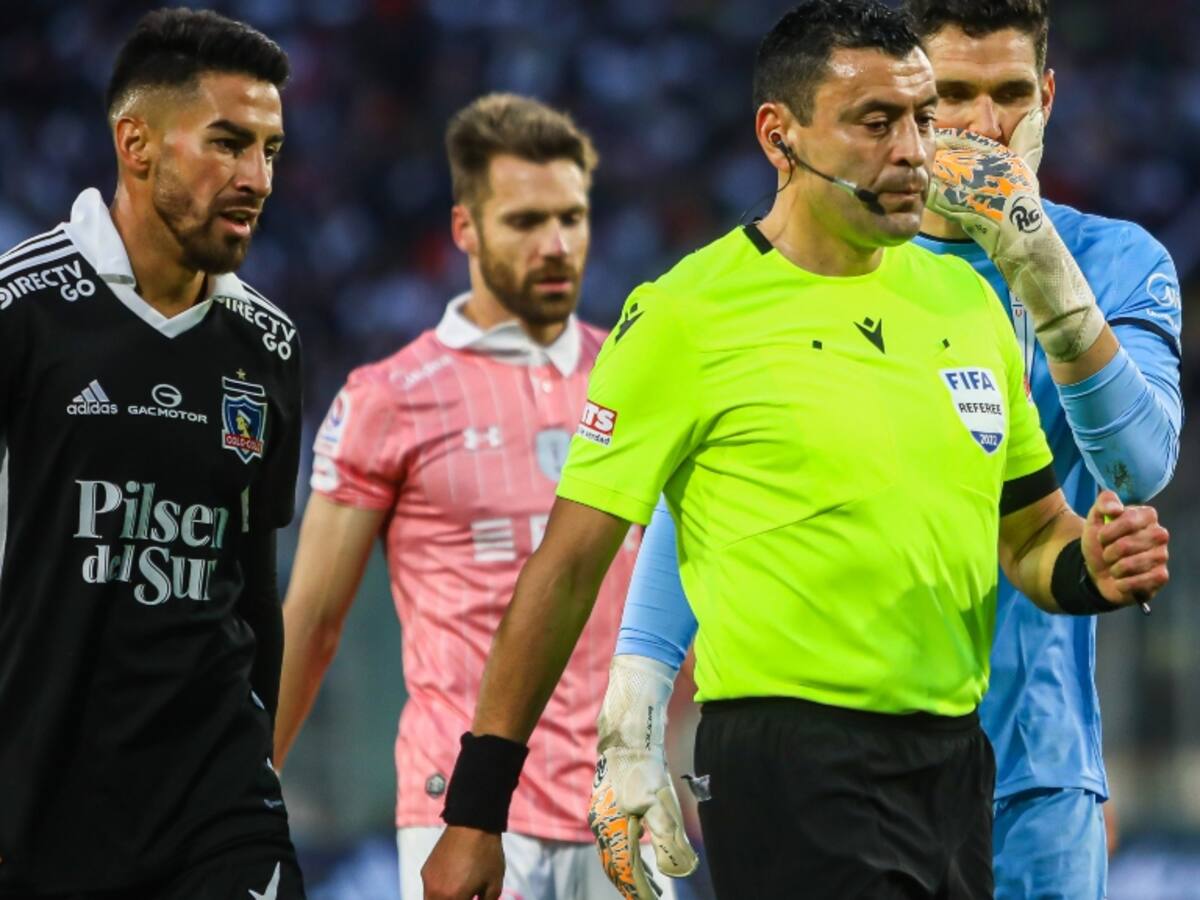 Roberto Tobar justifica sus decisiones en el clásico entre Colo Colo y la UC: «La eventual segunda amarilla a Montes es una situación normal de juego»