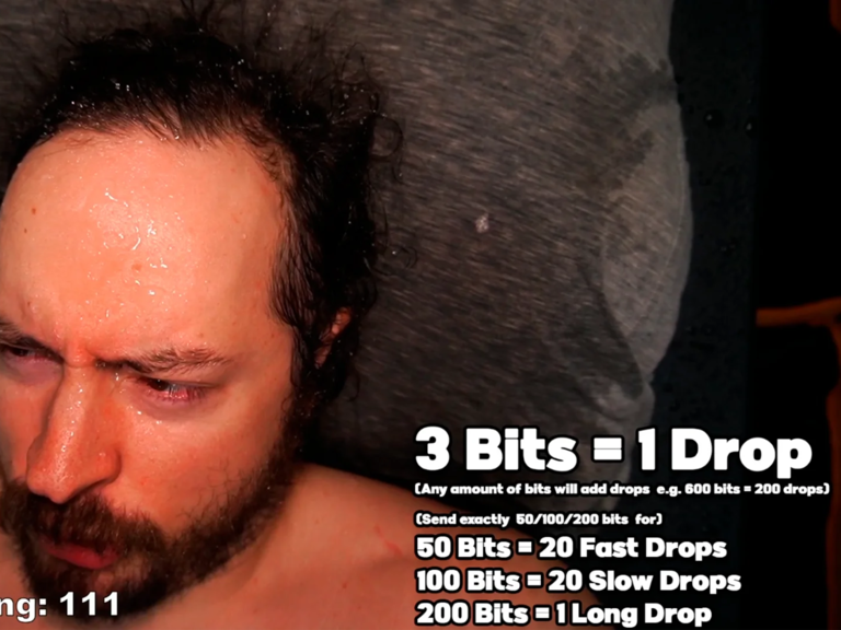Streamer se somete a una “tortura china” en directo por dinero