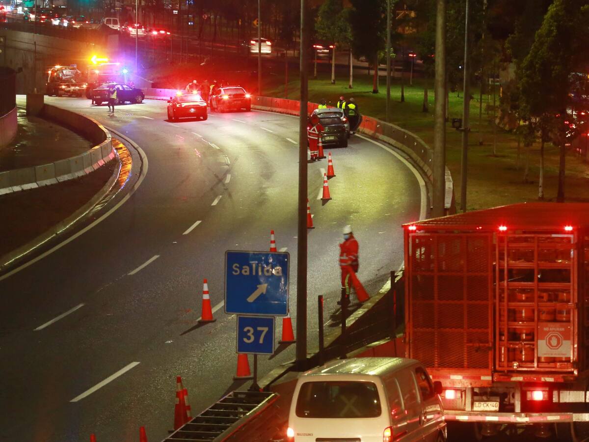 Accidente a la altura de Calera de Tango en Autopista Central dejó un fallecido