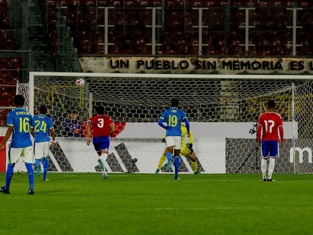 El impresionante penal con que La Roja Sub 20 perdió ante Brasil en duelo amistoso