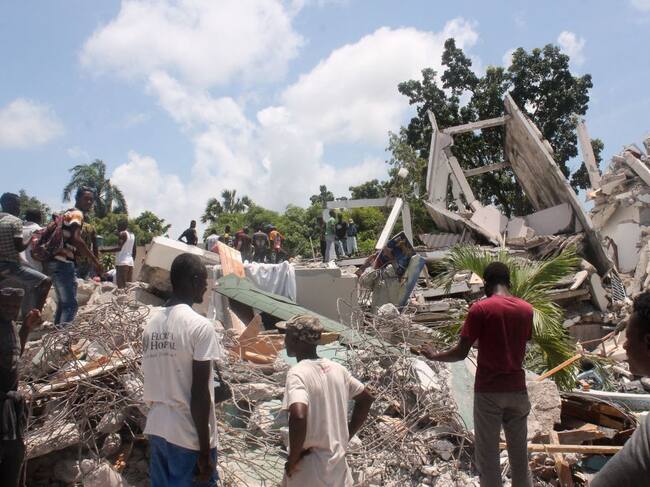 La destrucción que dejó el terremoto 7,2 en las estructuras de Haití