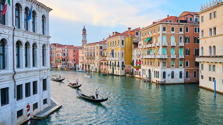 Typical venetian scene