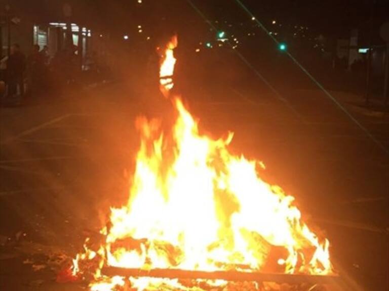 Se levantaron barricadas tras marcha no autorizada en Puerto Montt