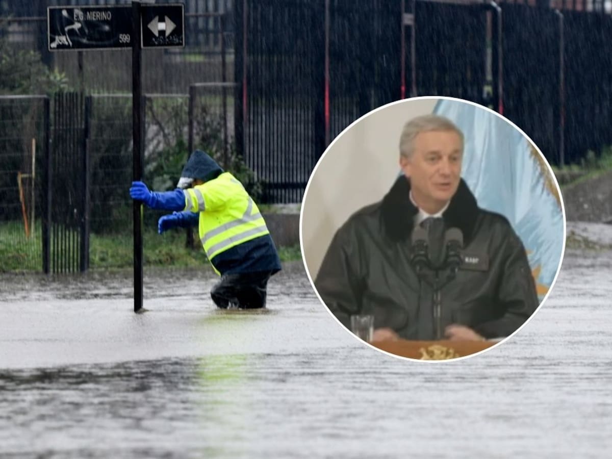 Presidente Kast advierte situación “crítica” por las lluvias en el sur y anticipa apoyo de las Fuerzas Armadas