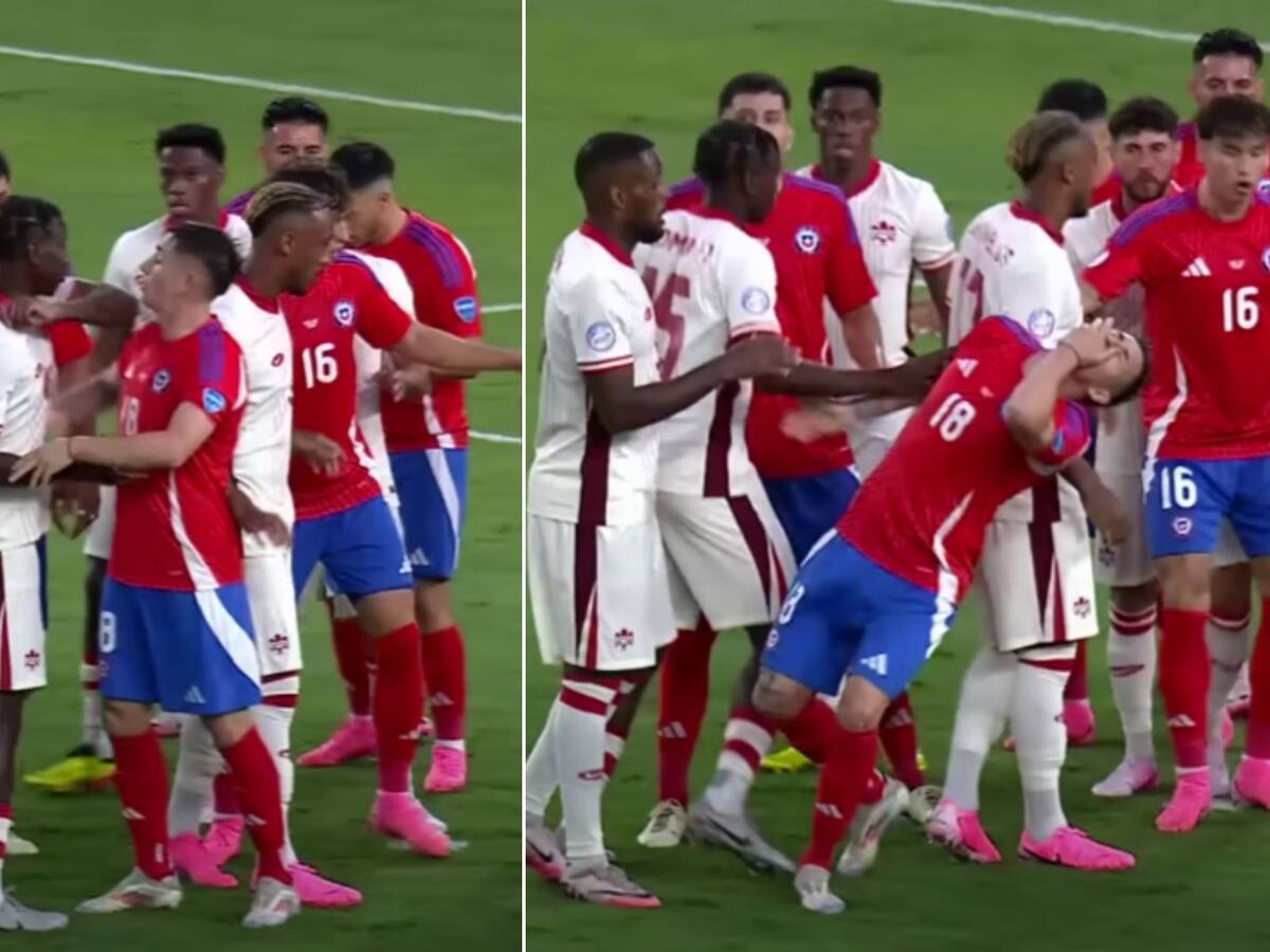 “No fue para golpear”: Conmebol libera audios del VAR por codazo a Rodrigo Echeverría en el Chile-Canadá
