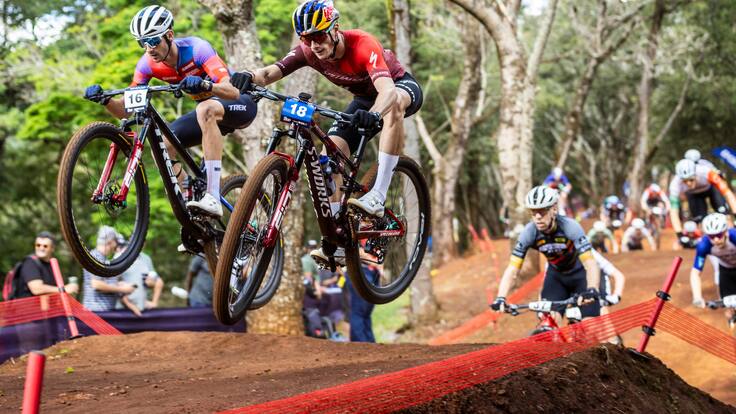 Martín Vidaurre roza el podio en la penúltima fecha de la Copa del Mundo del Mountain Bike UCI