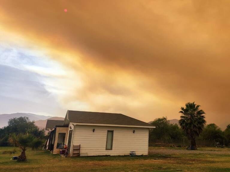 Incendios forestales: seis comunas amanecen con preemergencia debido a la mala calidad del aire