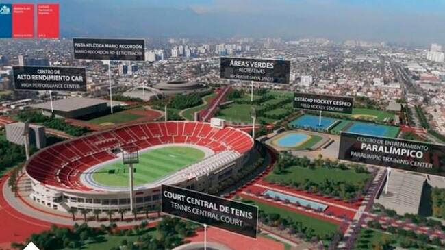 Comisión de Evaluación Ambiental Regional no acogió a trámite las obras del Parque Deportivo Estadio Nacional