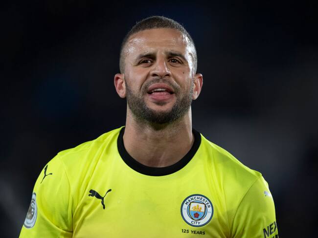 El defensor inglés Kyle Walker de Manchester City