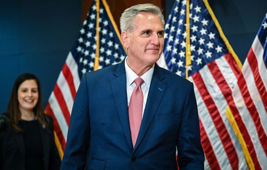 El líder de la bancada republicana en la cámara baja Kevin McCarthy