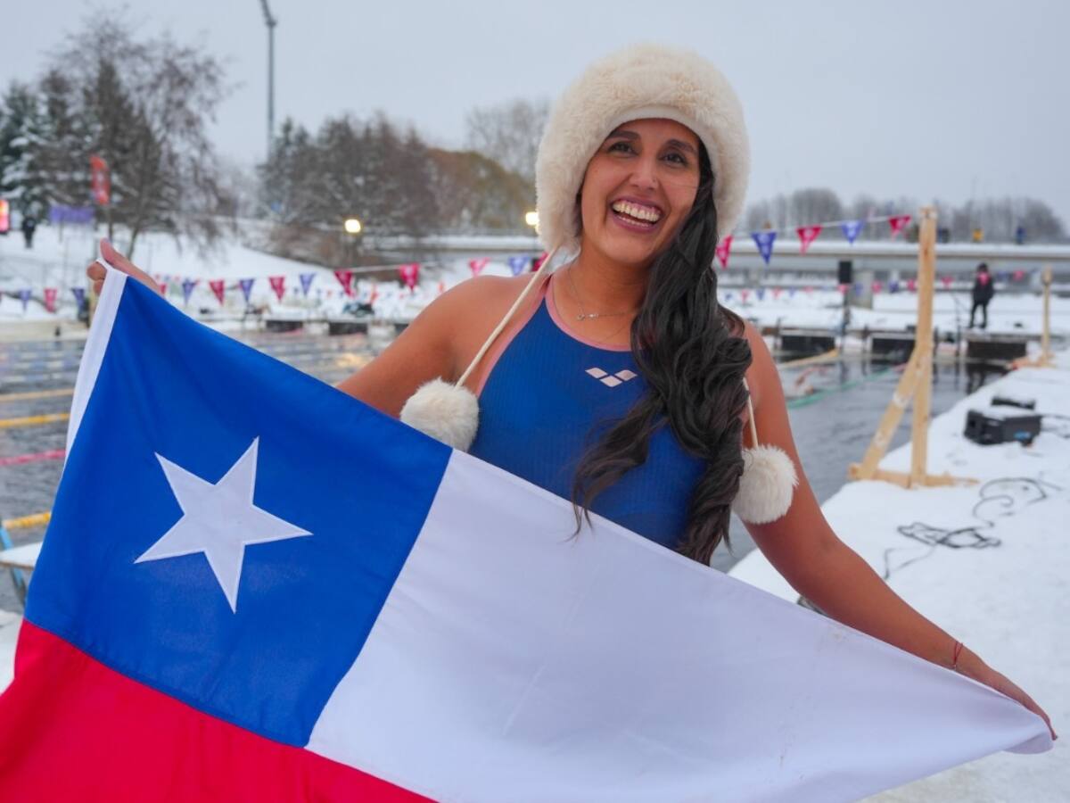 Nadadora chilena hizo historia tras ganar dos medallas en el Mundial de Natación de Aguas Gélidas