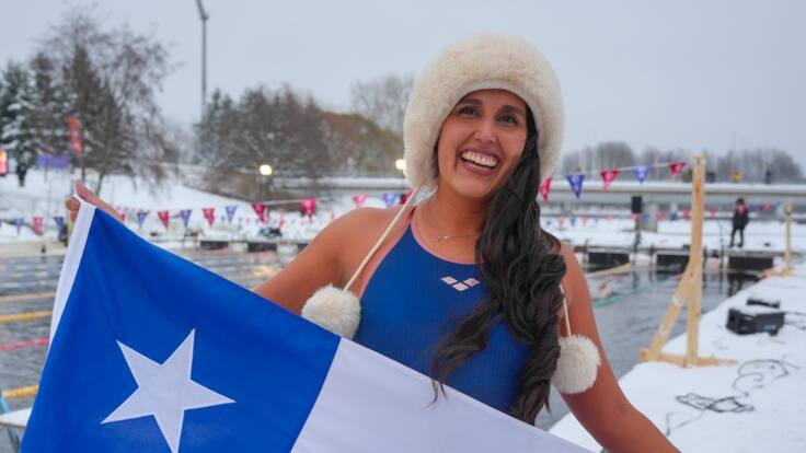 Nadadora chilena hizo historia tras ganar dos medallas en el Mundial de Natación de Aguas Gélidas
